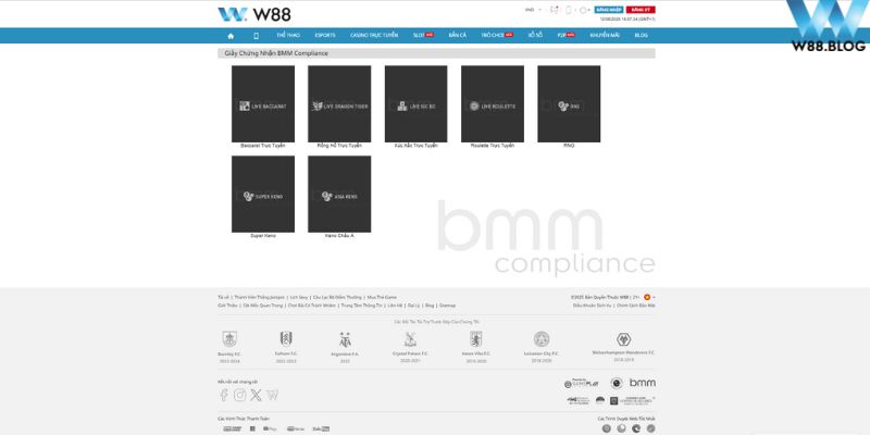 W88 26 Giấy phép hoạt động quốc tế của W88